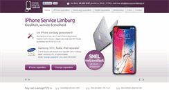 Desktop Screenshot of iphoneservicelimburg.nl